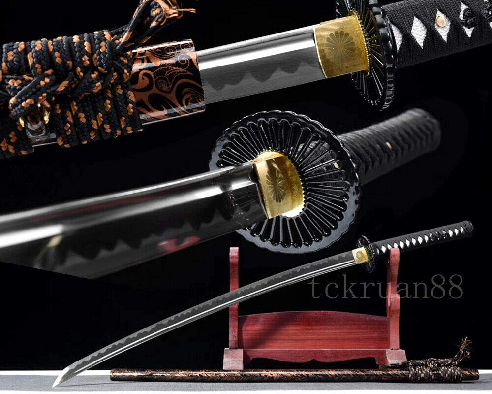 YL Sword Japanese Samurai Sword Katana Fully Handmade 1095 Steel Full Tang Sharp Blade