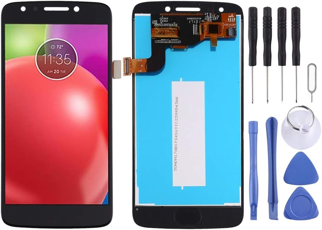 HONGYAN Cell Phone LCD Screen LCD Screen and Digitizer Full Assembly for Motorola E4 XT1765 / XT1766 (US Version)(Black) LCD Screen (Color : Black)