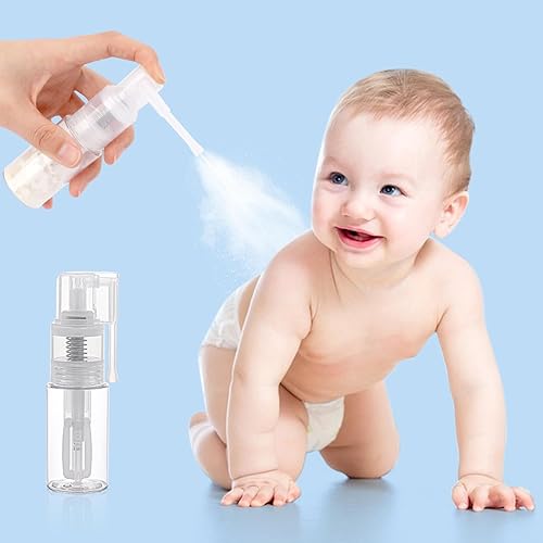 Miniatura 5 de 2 unidades de pulverizador de purpurina transparente para manualidades con purpurina, botella vacía multiusos vacía de plástico pulverizador