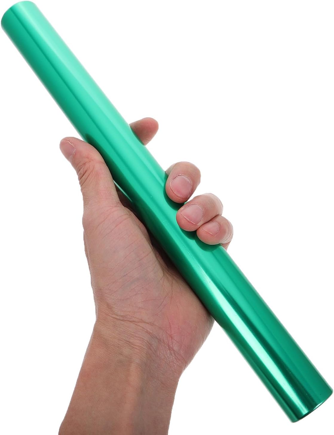 Luxshiny 4pcs Aluminum Alloy Relay Race Sticks with Smooth Comfortable Grip Lightweight Competition Standard for Sprint Events and School Relay Races