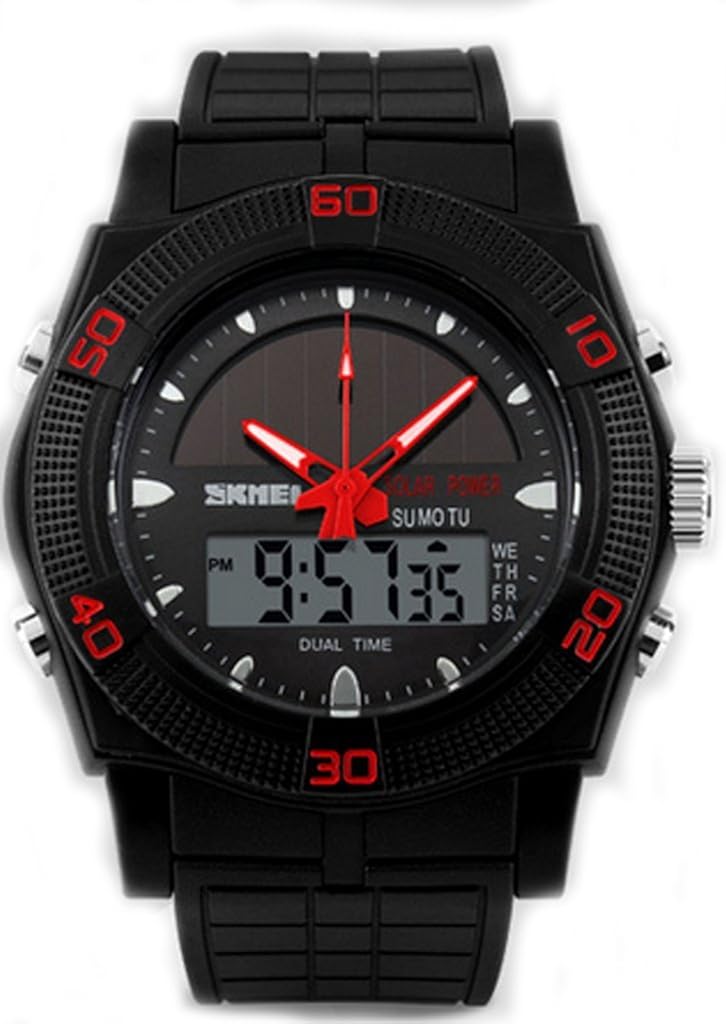 solar powered waterproof watch