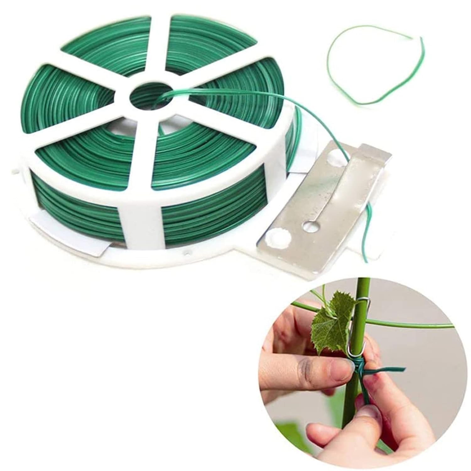 Garosa Plant Cable Ties Dispenser with Cutter, 20m image 4