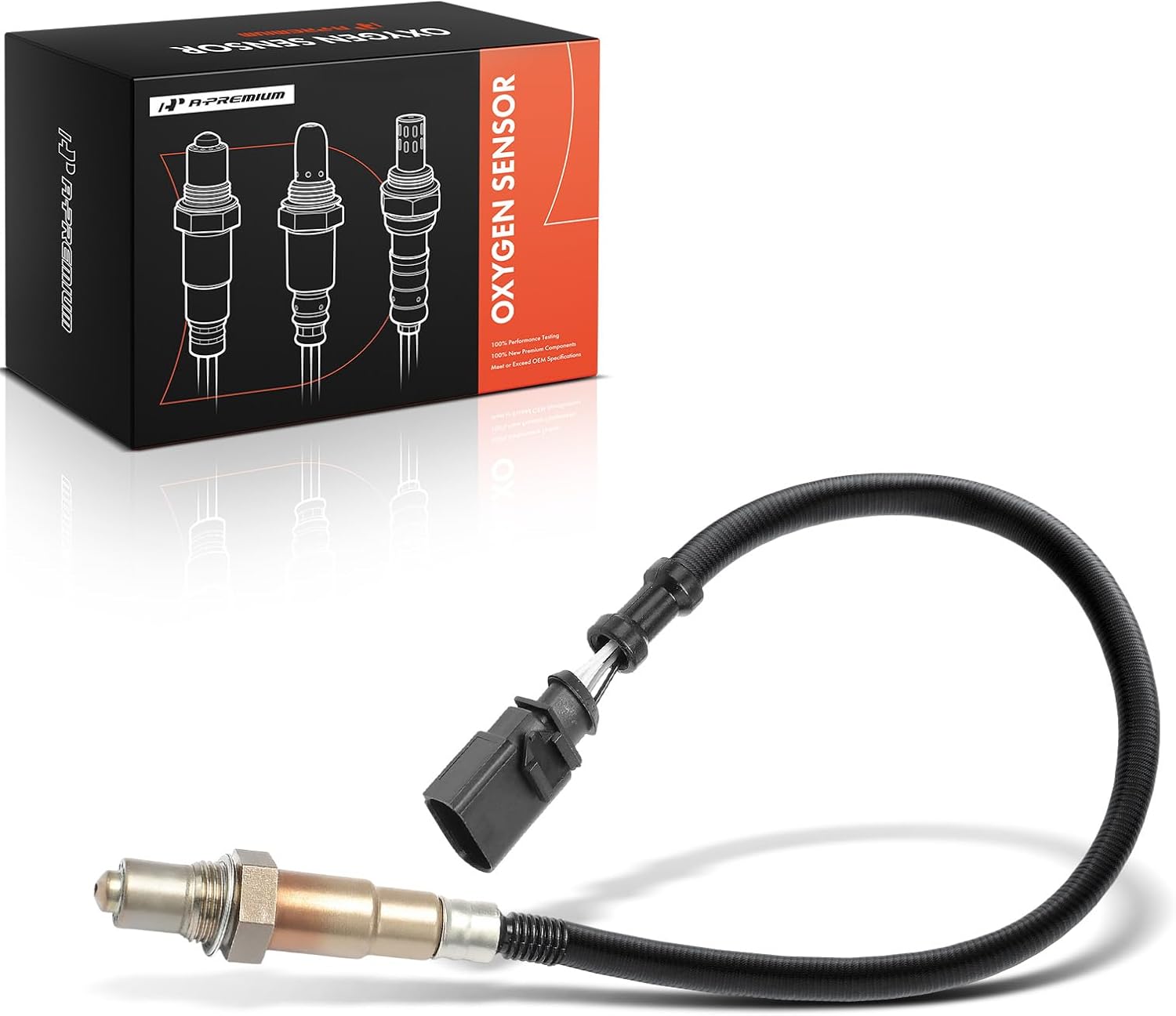 A-Premium O2 Oxygen Sensor Compatible with Volkswagen Jetta Passat Tiguan Golf Beetle CC GTI Eos Audi A3 A4 A5 A6 Q3 TT Quattro Q5 S5 Porsche Cayenne
