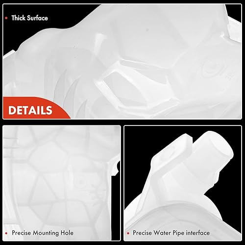 Miniatura 7 de A-Premium Tanque de depósito de recuperación de desbordamiento de refrigerante del motor con tapa y sensor compatible con Land Rover Range Rover