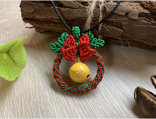 Miniatura 3 de TONIFUL Cuerda de satén de nailon rojo de 0.059 in x 50 yardas para hacer pulseras y joyas, macramé encerado, collar de cordón encerado, hilo de