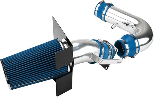 Miniatura 9 de Kit de sistema de admisión de aire frío de 4 pulgadas con filtro de aluminio 7.3L Diesel Kit compatible con 1999-2003 F250 F350 Super Duty,