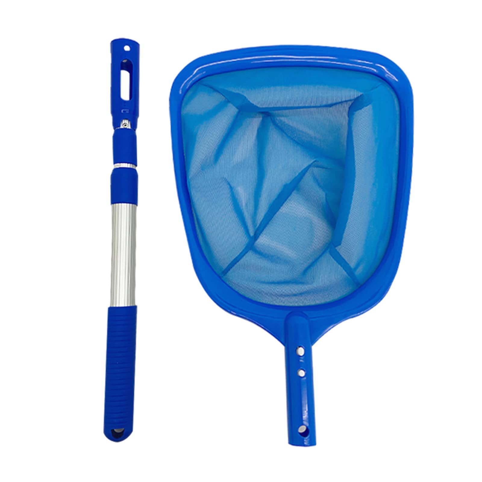 Épuisette télescopique réglable pour enlever efficacement les feuilles et les débris dans les piscines, jacuzzis et spas