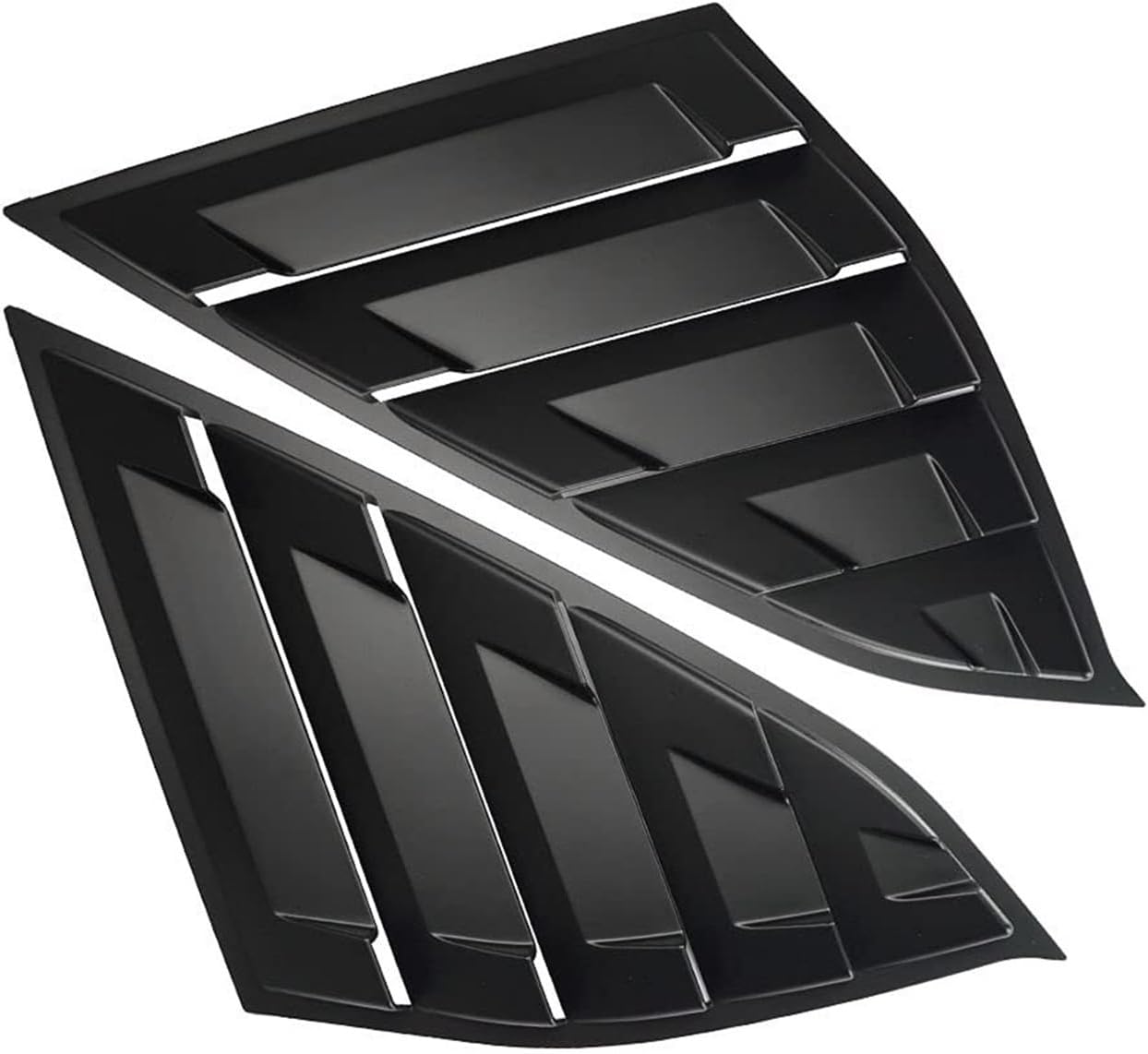 Car Rear Side Window Louvers, Compatible with Honda Accord 2018-2022 Accesories Sport Style Air Vent Cover(Matte Black)