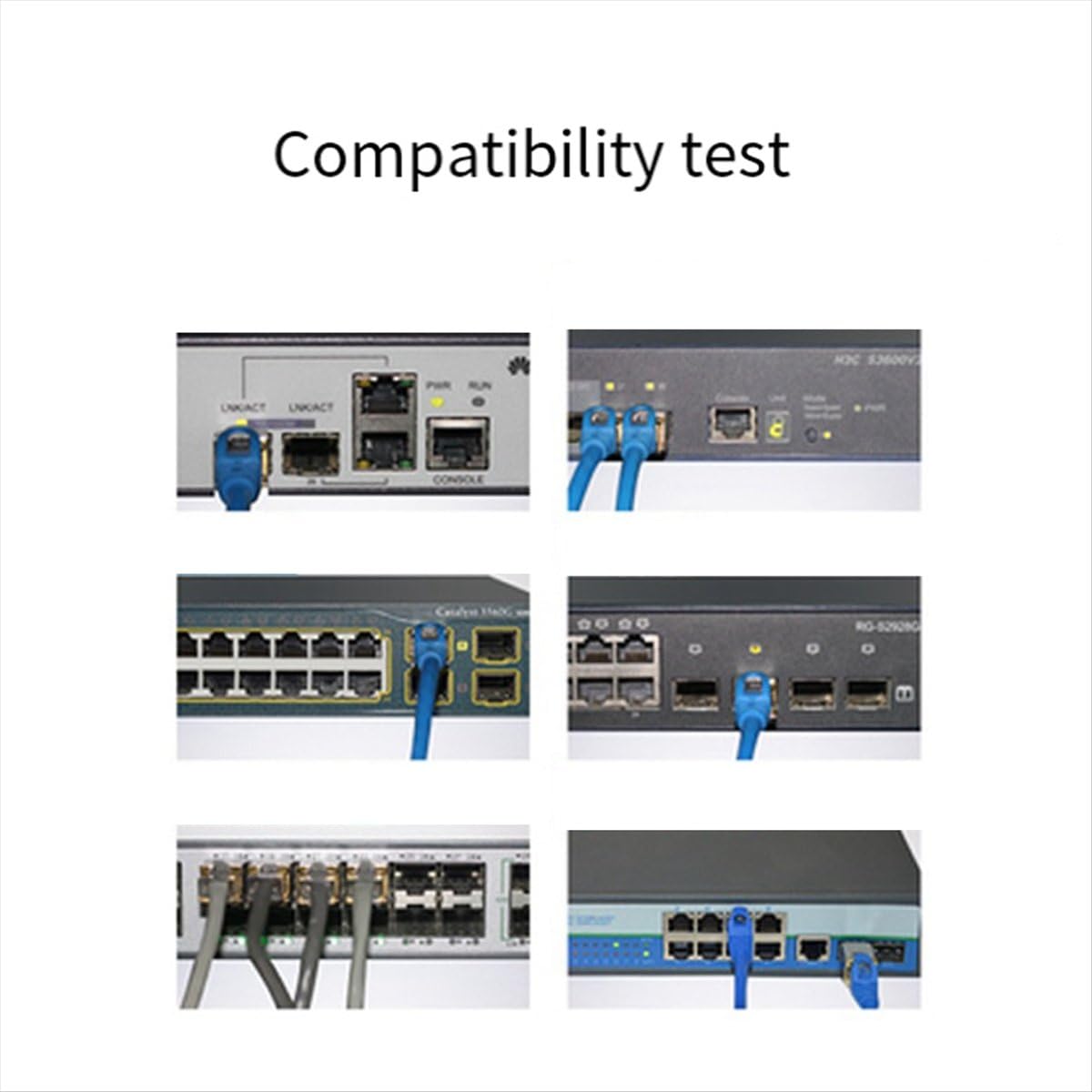 Moduł SFP+ Przełącznik RJ45 GBIC 10G Złącze SFP Kabel miedziany Port elektryczny Ethernet optyczny