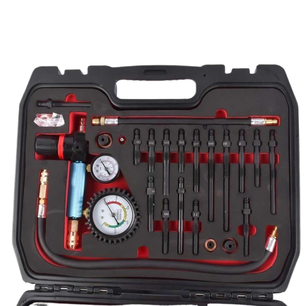 Compression Tester Pressure Loss Tester Engine Tester Compatible with Diesel Engines