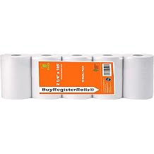 10 لفات ورق حراري مقاس 2 1/4 بوصة X 165 لـ Sharp XEA507 XEA407 XEA207 ERA247 347 Sharp XE-A207 وXE-A407 وXE-A507 لفات ورق تسجيل النقد