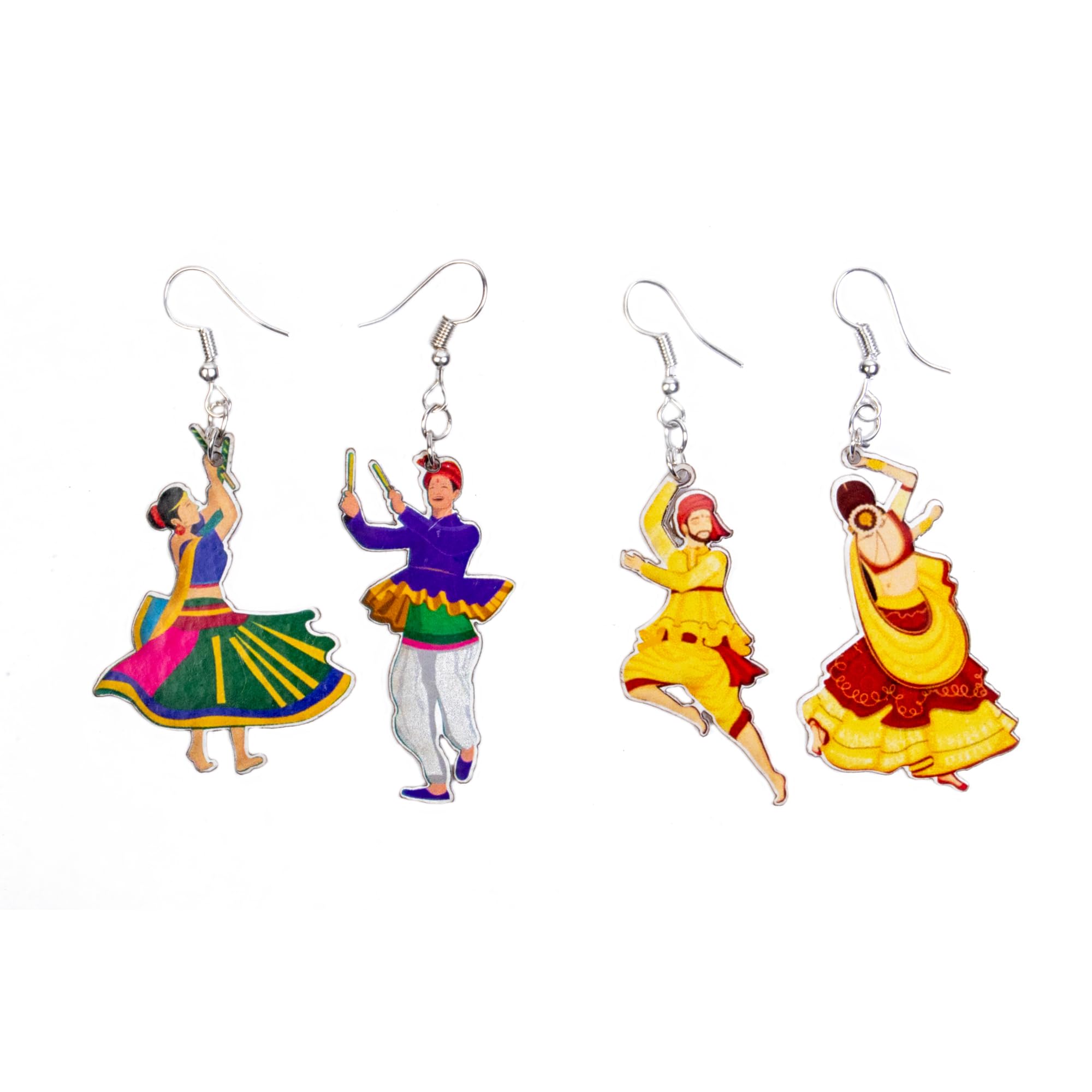 Feyre Navratri Earrings Latest Stylish Alloy Earring for Women Pack of 2 | Multicolor (B0DCW36PNV) Amazon Price History, Amazon Price Tracker