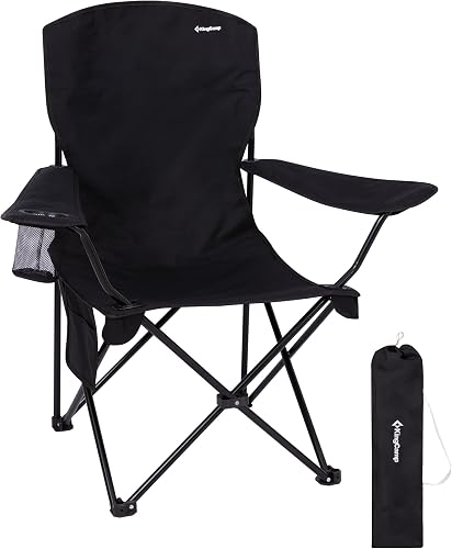 KingCamp Campingstuhl Faltbar Ergonomisch Gepolstert 150 kg - 1
