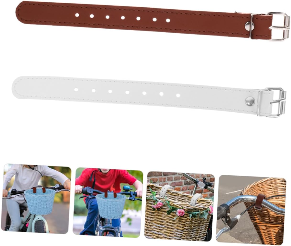 2pairs Electra Bike Basket Accessories Bike Basket Belt Detachable Front