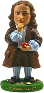 Statue of Newton,Resin Decor Figurines,Interior Collection Sculpture,Desk Ornaments,Brown