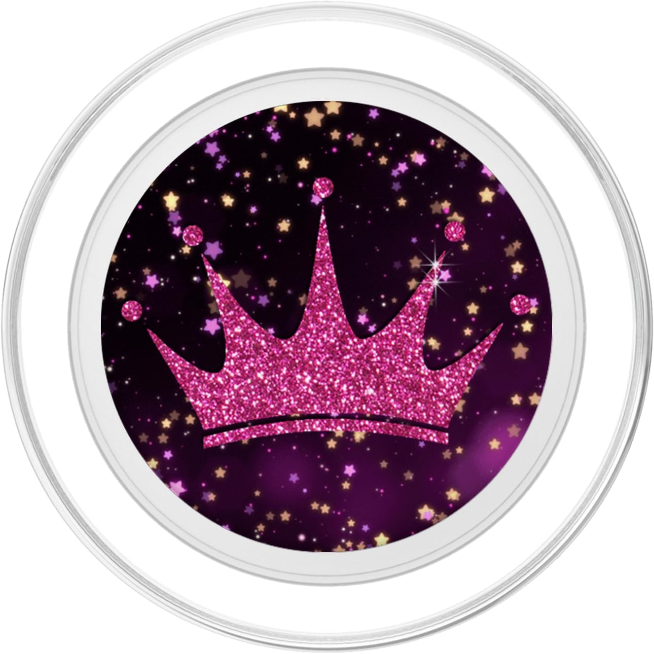 Pop Socket Pink Queen Crown Phone Ring Holder PopSockets PopGrip for MagSafe