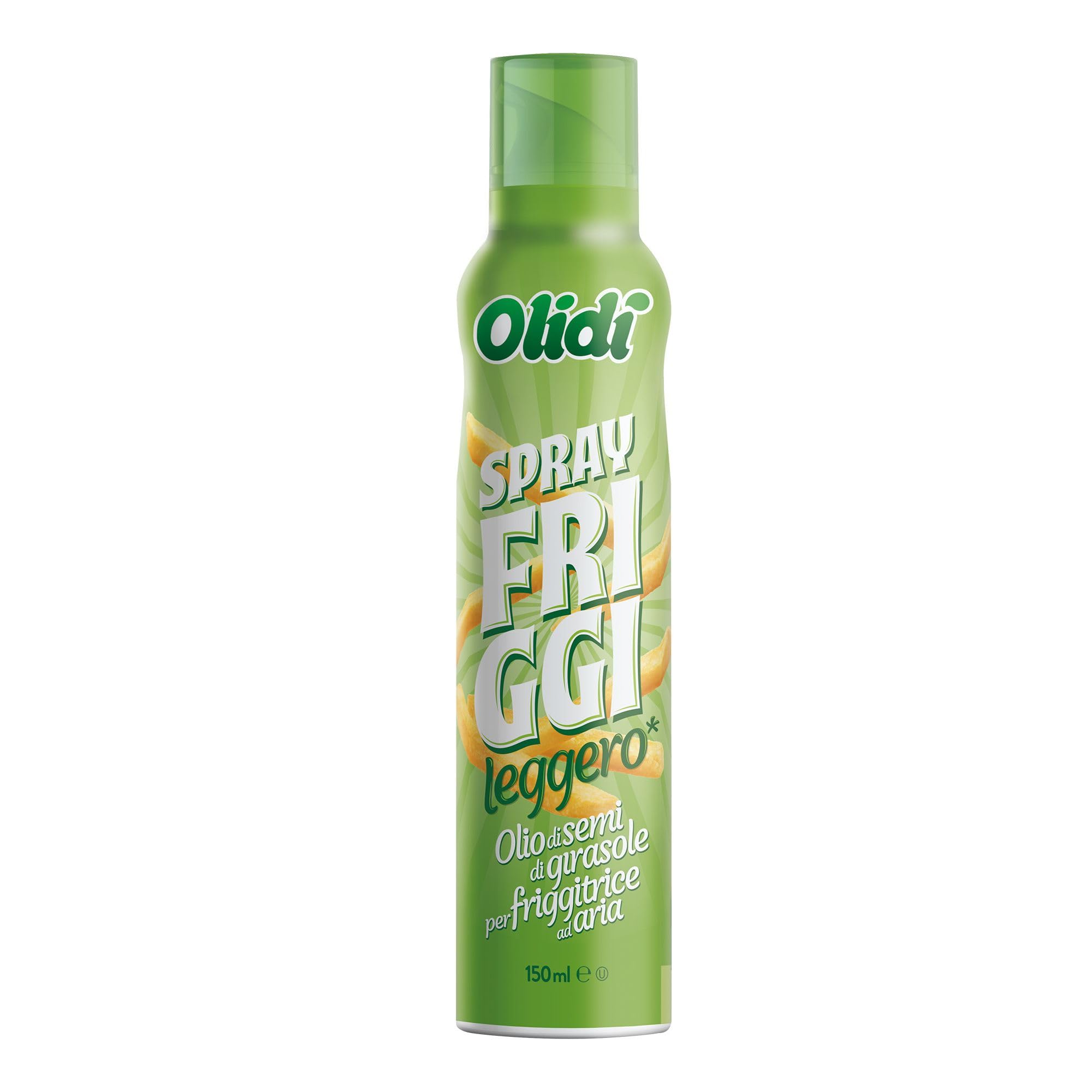 Olidì, Olio Spray per Friggitrice ad Aria, 150 ml, Spray da Cucina, Olio di Girasole Alto Oleico, Zero Sprechi e Dosi Precise, Nebulizzatore Olio