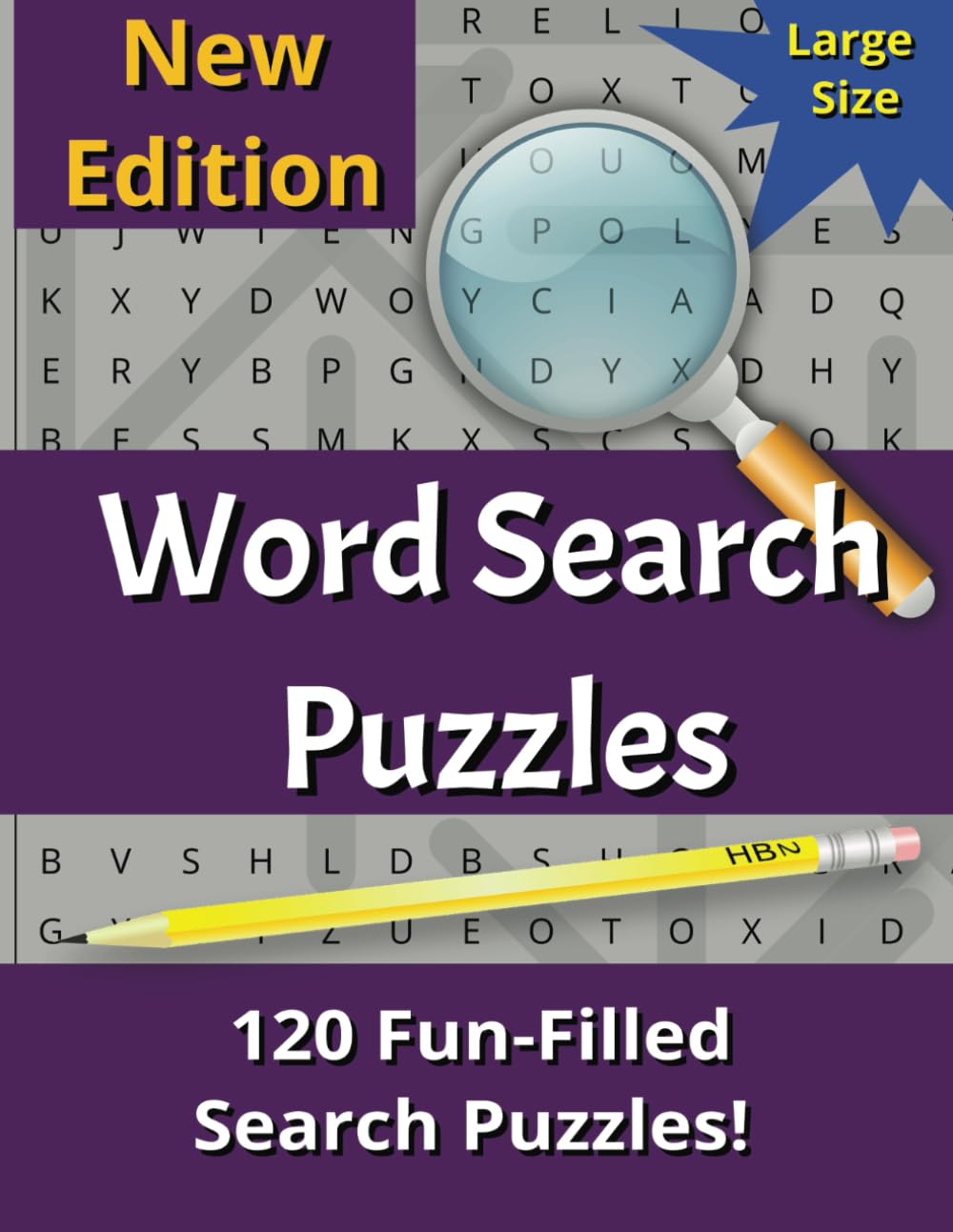NEW EDITION Word Search Puzzles: Word Searches with Easy-to-Read Print | 2500+ words | Popular Themes | 8.5x11 inches | 120 puzzles ... ideal for car rides, campfires, or as a stocking stuffer!