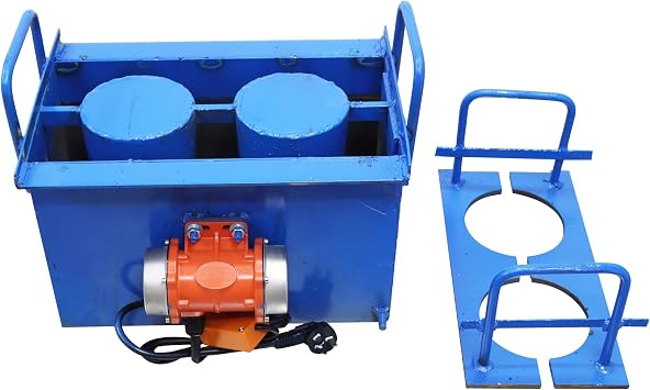 Manual Hollow Soil Block Brick Making Machine Brick Size 15.3X7.4X7.4 INCH Portable Brick Making Machine Interlocking Paving Brick Die Round Hole 220V