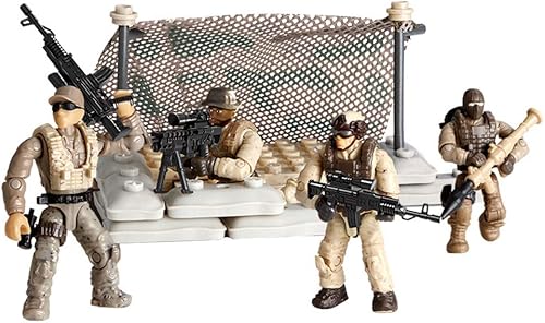 Miniatura 1 de YEIBOBO ! Figura de acción de las fuerzas especiales con armas militares y accesorios