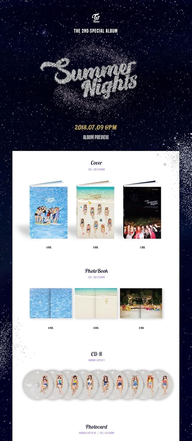 Twice Summer Nights 2nd Special Album C Ver Cd 1p Poster On Photobook 6photocard 2p Post Extra Photocards Set K Pop Sealed Amazon Ca Home Twice Summer Nights 2nd Special Album C Ver Cd 1p Poster On Photobook 6photocard 2p Post Extra Photocards Set K Pop Sealed Amazon Ca Home