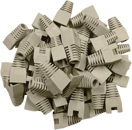 SiRCONY Cat-5e/ 6e RJ45 Grey Rubber Boots Cover