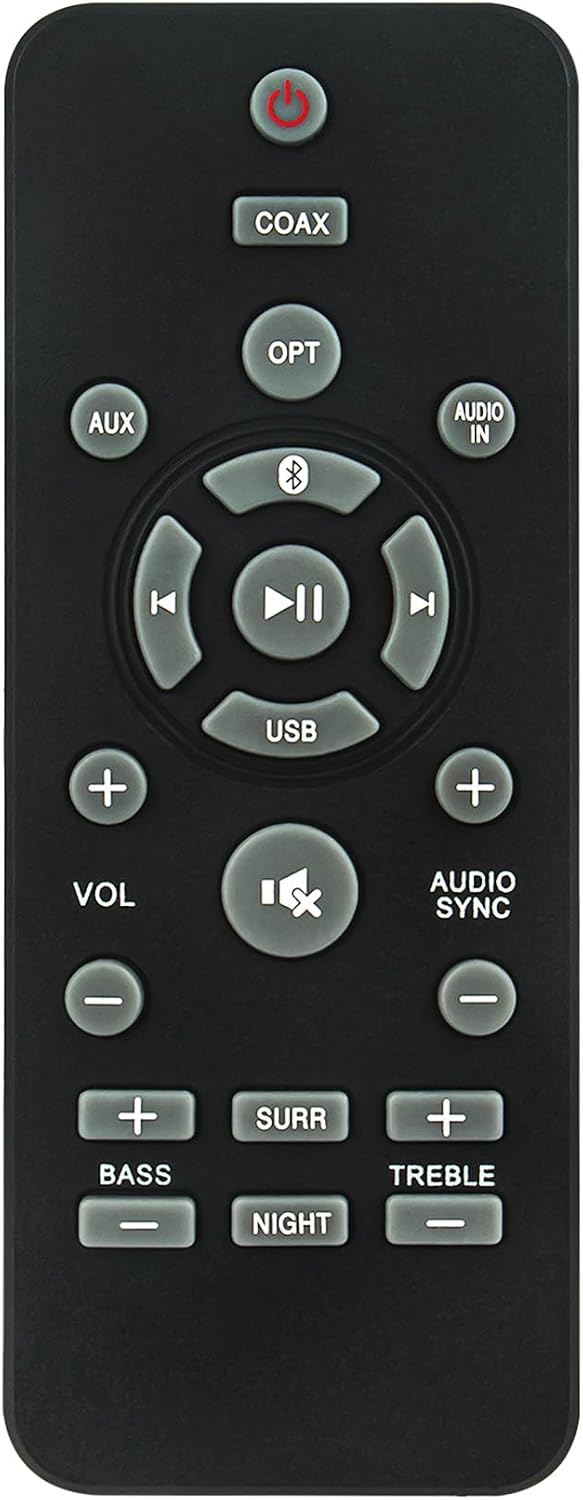 996580004176 Replacement Sound Bar Remote Control Applicable for Philips