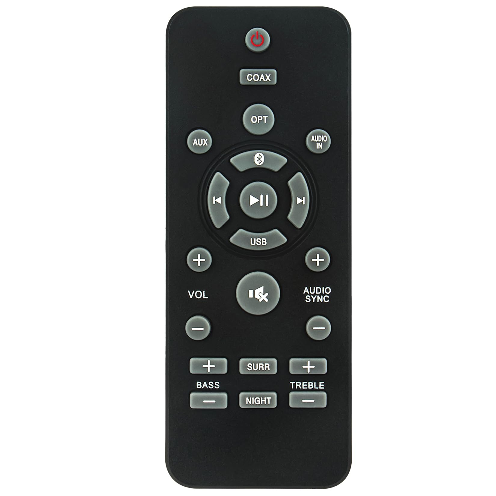 VINABTY Telecomando di Sostituito Adatto Per Philips Soundbar RT996580004176 HTL2160/F7 HTL1170B/F7 HTL1177BF7 HTL1177B/F7 HTL2101A/F7 HTL2111A/F7 HTL2151F7 HTL2151/F7 HTL1190B/12 HTL2151A/F7