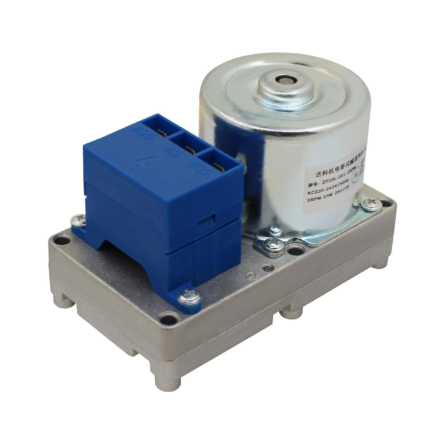 Motoreducteur vis sans fin 230v moteur poele a granule 2 3rpm pour convoyeur a vis a pellet convoyeur