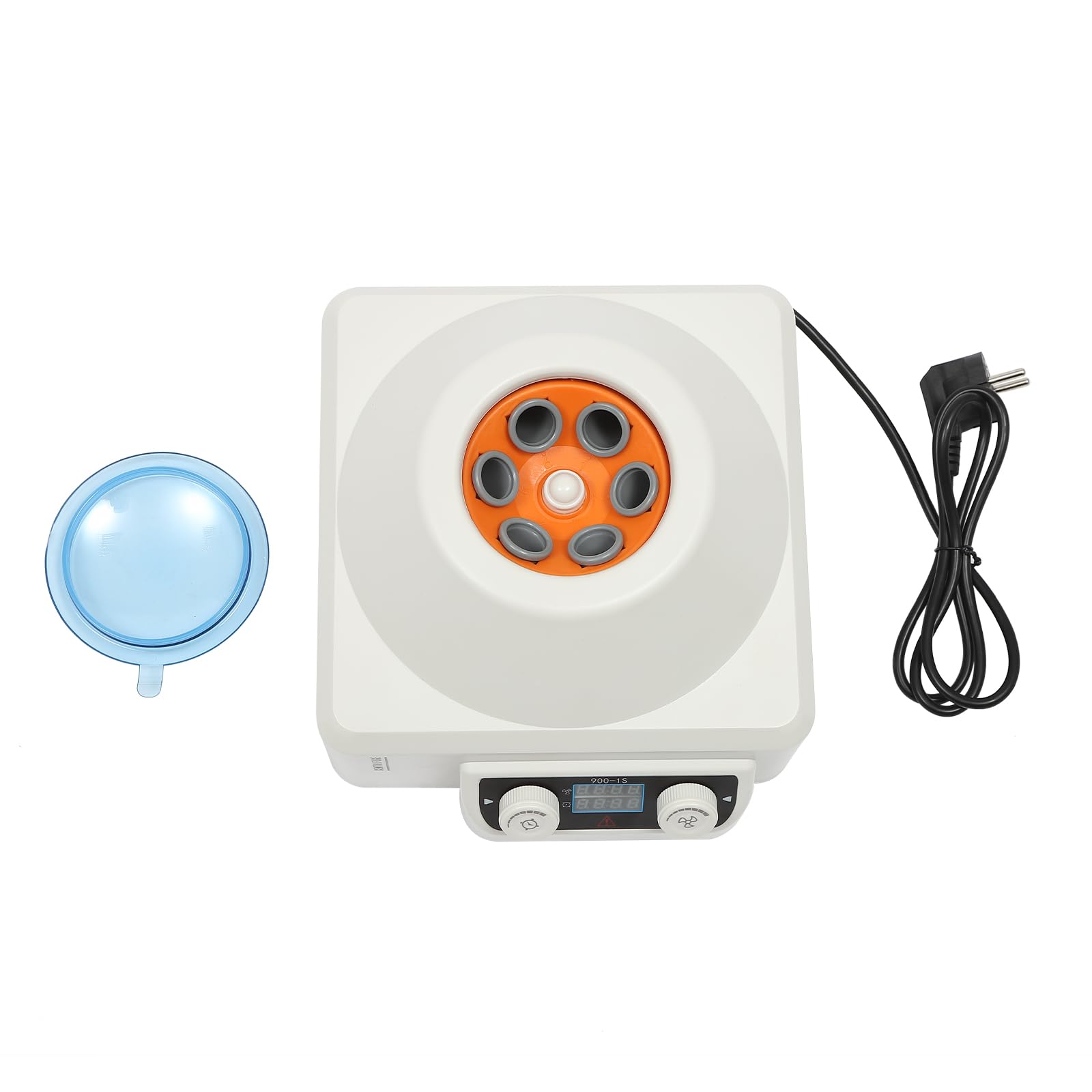 Centrifugadora eléctrica de laboratorio, 6 x 10 ml, 220 V, portátil, pequeña centrífuga médica, centrífuga de mesa, tiempo y velocidad ajustables para laboratorio, escuela, ciencia