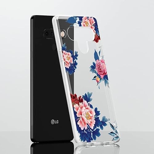 Miniatura 5 de Funda de teléfono para LG K51, LG Reflect Case, LG Q51 para niñas y mujeres, patrón transparente delgado a prueba de golpes, suave, flexible, TPU