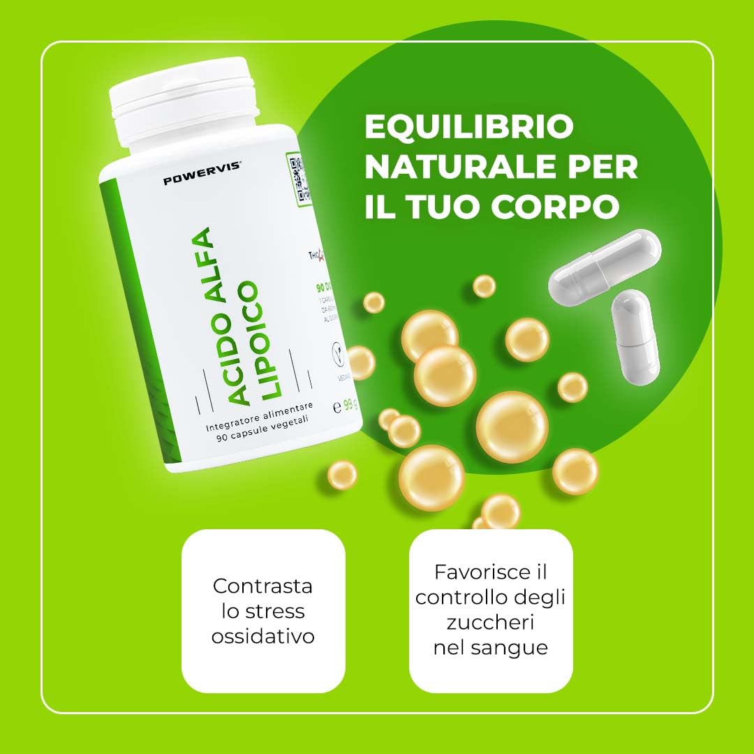 Acido Alfa Lipoico Certificato ThioActive® - 600mg - 90 capsule (scorta di 3 mesi) - Dosaggio elevato - Vegan