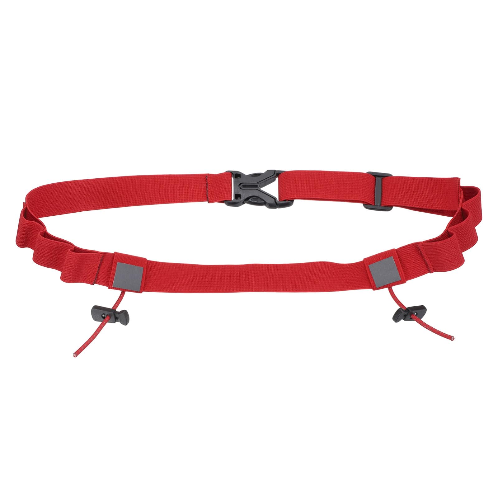 YELARXI Race Number Belt, Elastic Comfortable Running Belts with 6 Energy Gel Loops, Sport Race Bib Holder 1 Pcs & Red-Fitting for (Running/Triathlon/Marathon/Cycling) โ image 1