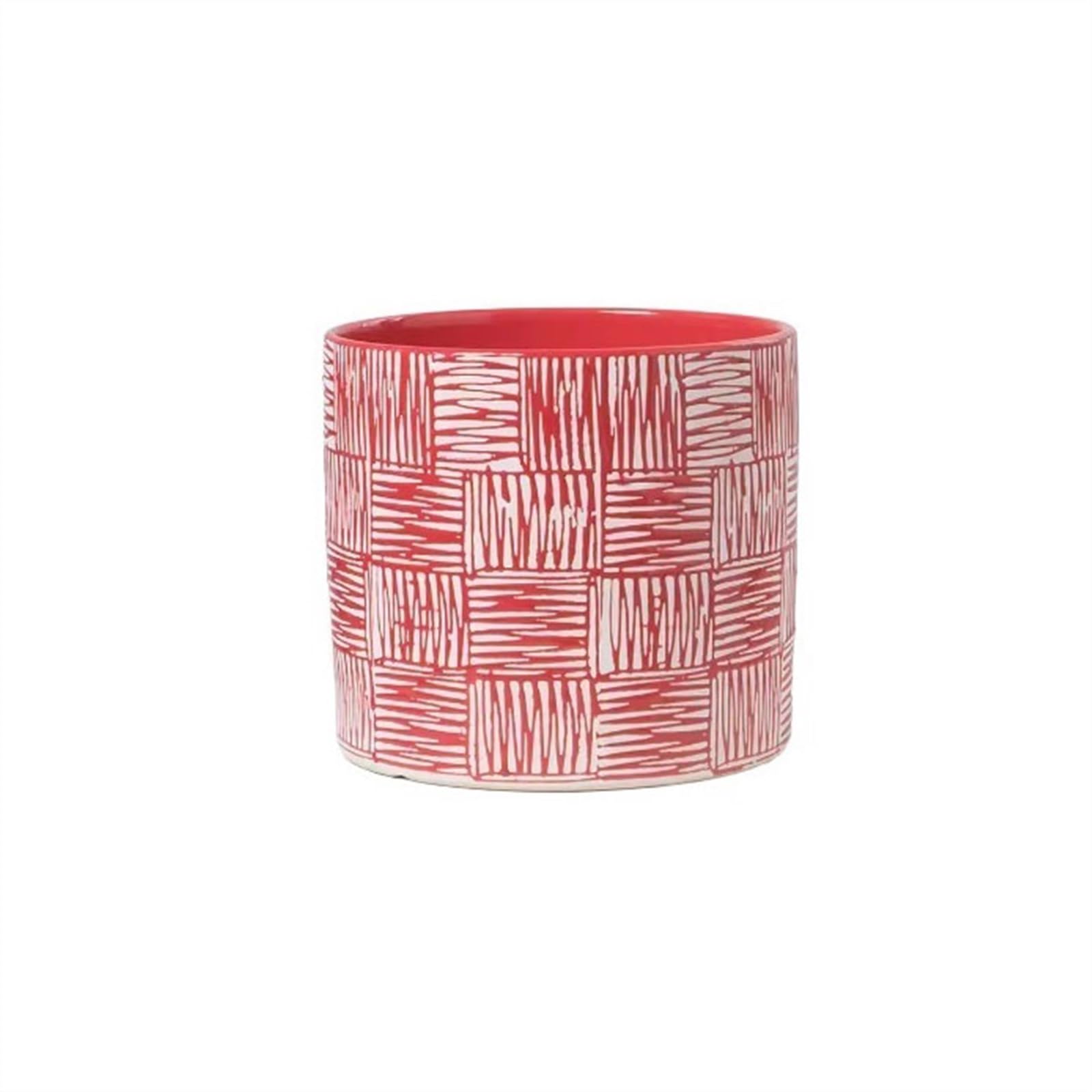 MNUvxzaewf Simple Large Home Living Room Indoor Creative Luxury of Planting Potted Plants(Red,S)