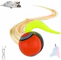 Palla Elettrica Interattiva Per Gatti E Cani - Giocattolo Auto-Rotolante Con Evitamento Ostacoli E 3 Modalit&agrave;, Ricarica USB-C