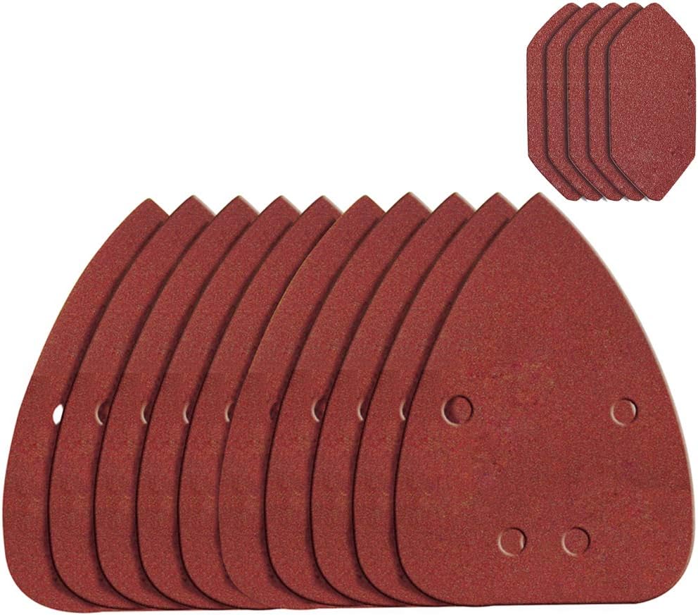 Worx WA2068 Sanding Sheets for Detail Sander, Black, 240 g