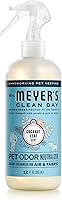 Mrs. Meyer's Pet Odor Neutralizer Spray - Coconut Leaf Scent, 12oz - Eliminates Pet Smells on Fabrics, Carpets & Air