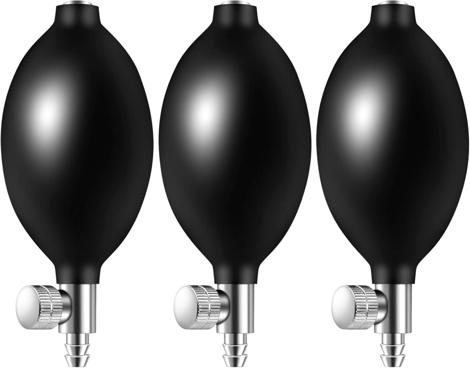 Lamoutor 3Pcs Blood Pressure Latex Bulb Replacement