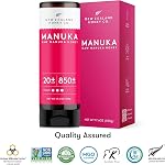 New Zealand Honey Co. Raw Manuka Honey UMF 20+ MGO 829+, 500g | Monofloral, New Zealand Sourced, No-Mess Squeeze Bottle, Daily Wellness