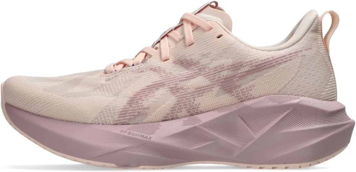 ASICS Women's NOVABLAST 5 Running Shoes, 10.5, Pearl Pink/MORGANITE