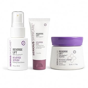 Serious Skincare Reverse Lift Face Firming Set, Tighten, Sculpt 3 Piece