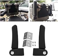 Vista 6 de Reposabrazos del pasajero de la motocicleta, 2 unids motocicleta pasajero trasero plegable superior caja caja de asiento trasero kit de reposabrazos