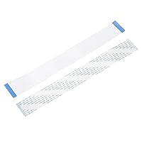 Vista 28 de uxcell Cable plano flexible, 30 mm, 1 mm de distancia entre conductores, 4 pines, cables FPC y FFC de cinta flexible para televisor LCD, audio