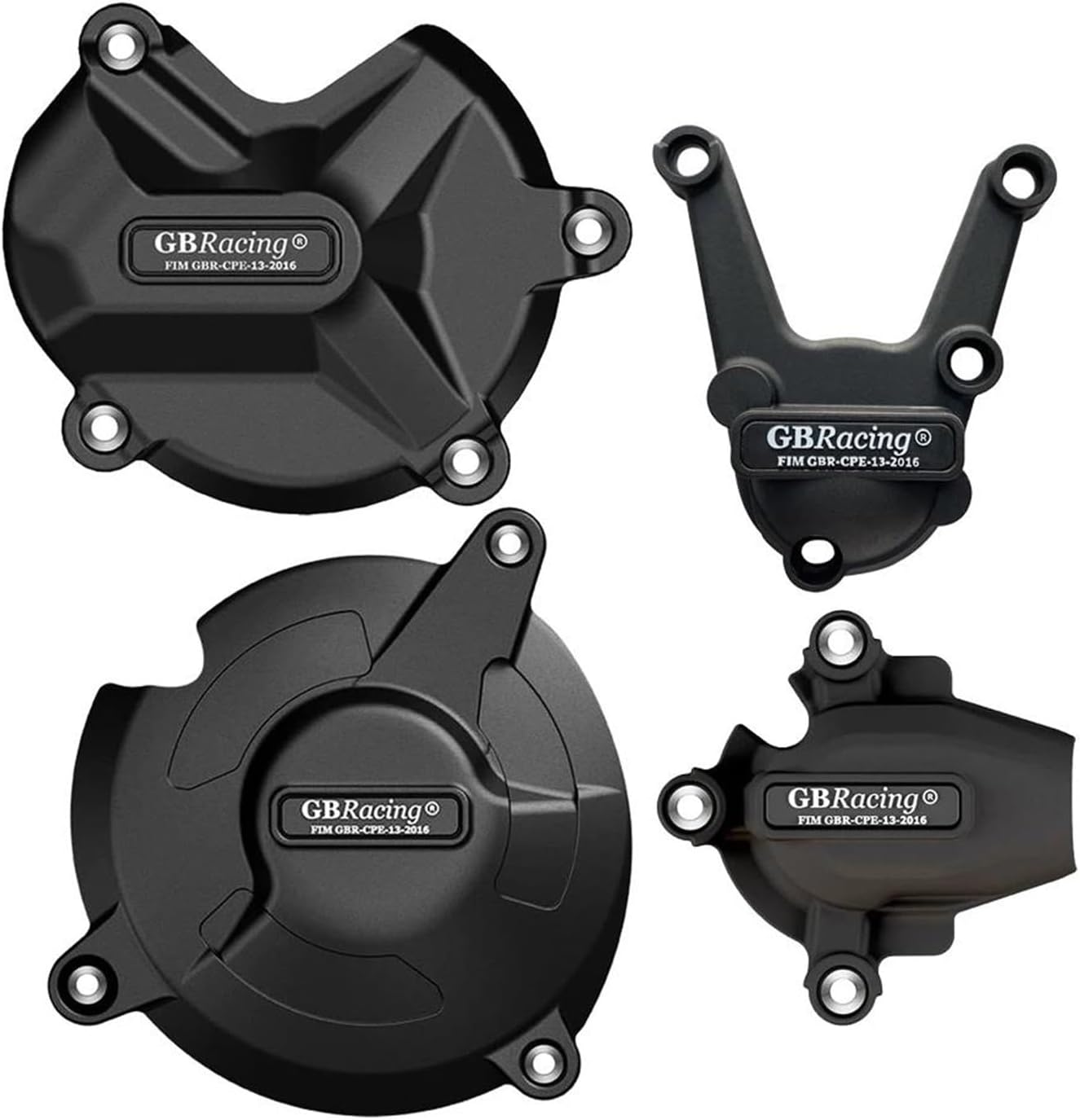 Motorcycle Crankcases Engine Guards Motorcycle Engine Guard Stator Cover Crankcase Kit for BMW S1000RR S1000R S1000XR 2015-2020 Engine Timing Parts Covers(Carbon Fiber Texture)