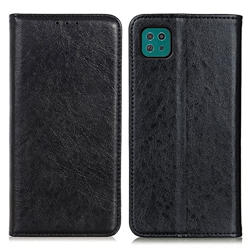 Protection intégrale Galaxy A22 5G étui rabat cuir aimanté