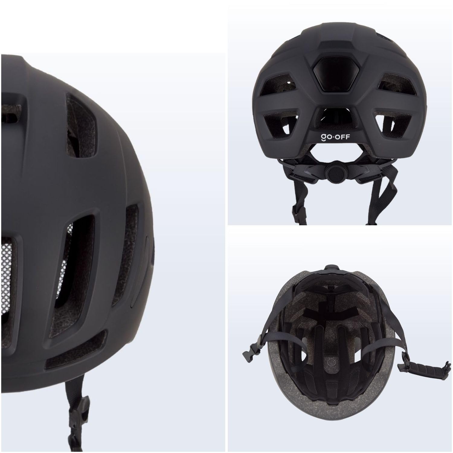 GOOFF Rider - Casco de bicicleta para mujer y hombre, para adultos, fácilmente ajustable con ventilación, adecuado para bicicleta de carretera, MTB y bicicleta de ciudad