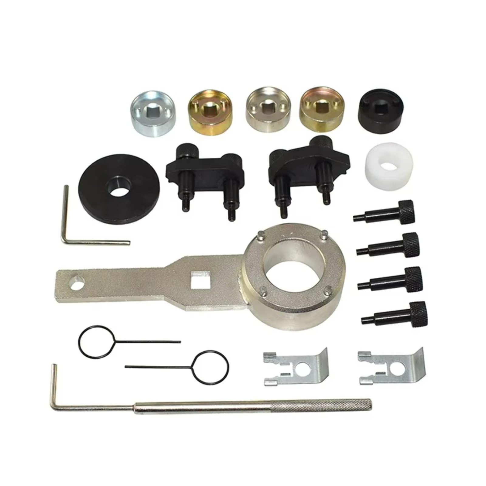 herramientas árbol levas Kit Compatible Con Vw Para CC 2.0T 2009-2018 Motor Automóvil Tensor Cadena Herramienta Bloqueo Polea Árbol Levas Ajuste Interior Automático OEM: T40266 T10352