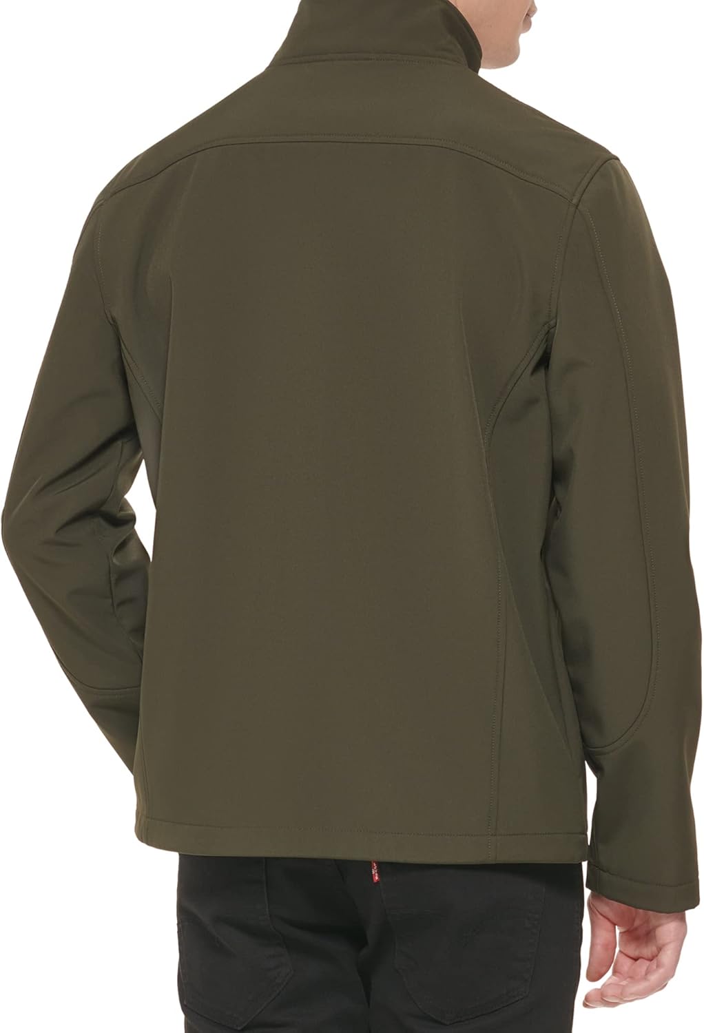 GUESS Men's Softshell Long Sleeve 1 Chest Pocket Jacket