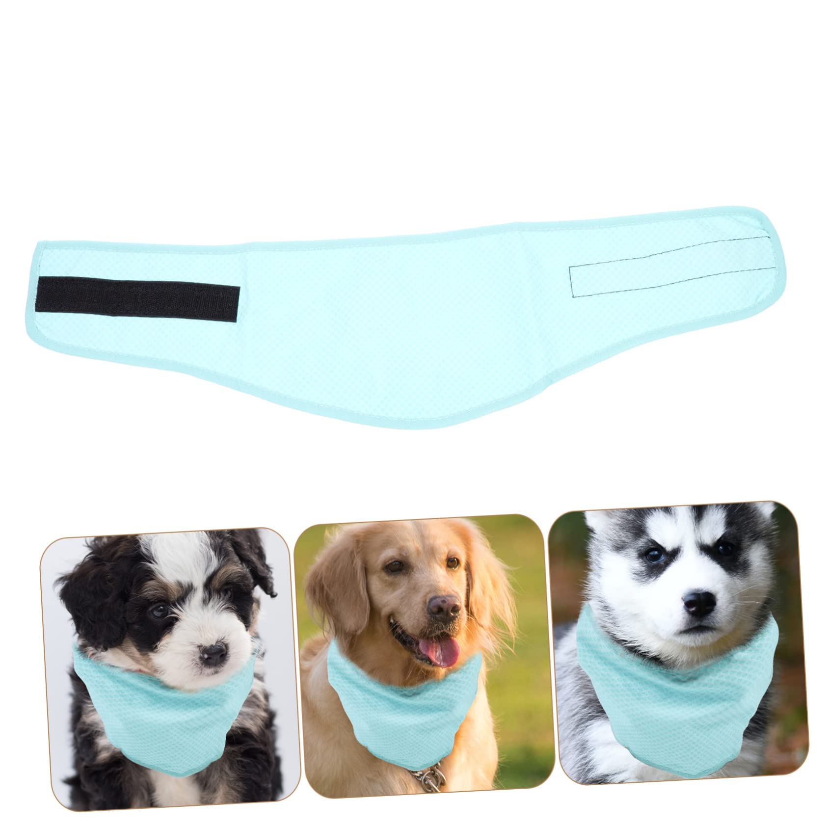 Kisangel 5stücke Kühlendes Hundehalsband Für Sommer Verstellbares Atmungsaktives Bandana Für Hunde Leichtes Chemiefreies Kühlaccessoire Für Und Outdoor-aktivitäten