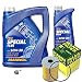 Produktbild EISENFELS Filter Set Inspektionspaket erstellt mit 6 L Motoröl MANNOL Special Plus 10W-30, MANN-FILTER Ölfilter, Verschlussschraube